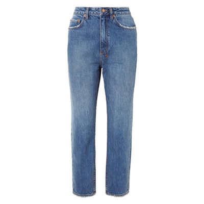 Cropped High-Rise Straight-Leg Jeans from Ksubi