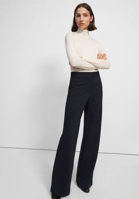 Talbert Pull-On Pant In Striped Viscose Knit