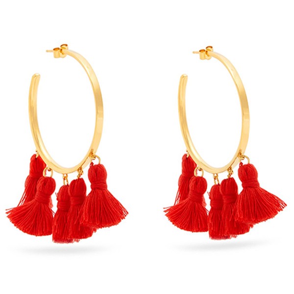 Tassel Hoops from Marte Frisnes