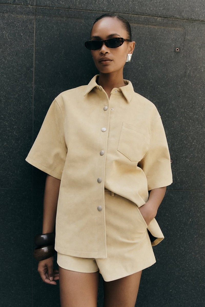 Suede Shirt from De Savary