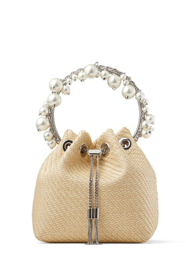 Bon Bon Natural Raffia Bag from Jimmy Choo