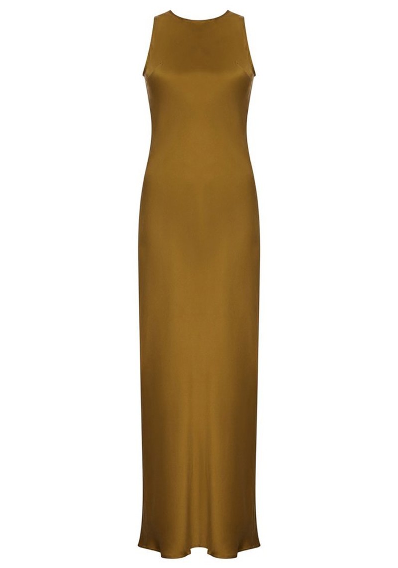 The Valencia Silk Satin Dress from Asceno