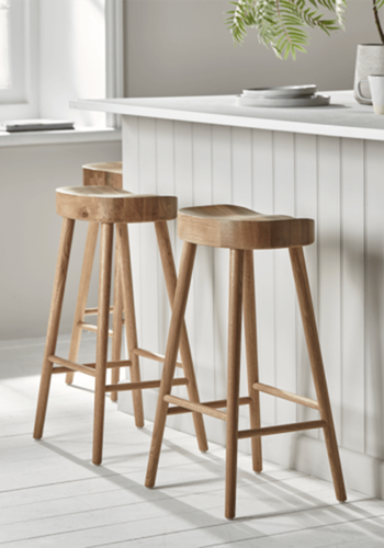 Kitchen Bar Elegant Weathered Oak Counter Stool