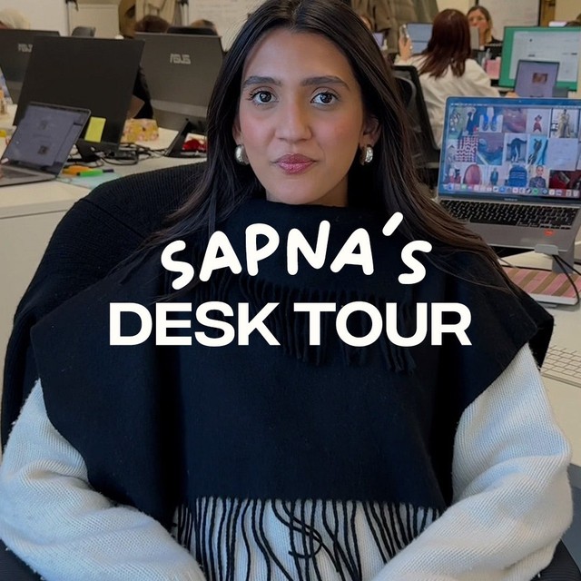 AD Next up in our Desk Tour series is @sapna_rao. Watch on to see her take us through a beauty edito