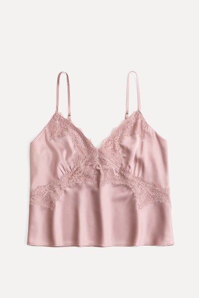 Lace & Satin Cami from Abercrombie & Fitch