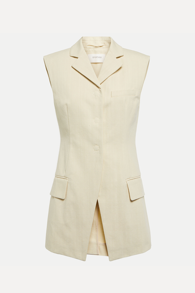 Kentia Sleeveless Cotton Blazer from SportMax