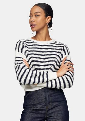 Wave Knitted Jumper
