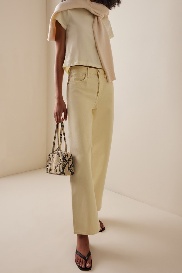 Arc Mid-Rise Wide-Leg Jeans from Agolde