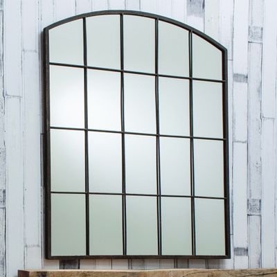 Brompton Window Style Industrial Metal Mirror from Cult Furniture