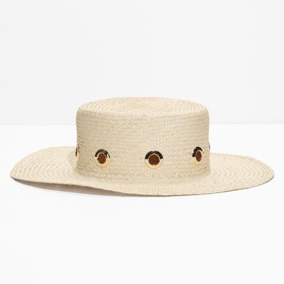 Grommet Straw Hat from & Other Stories