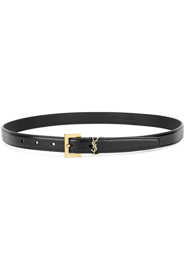  Logo Leather Belt from Saint Laurent