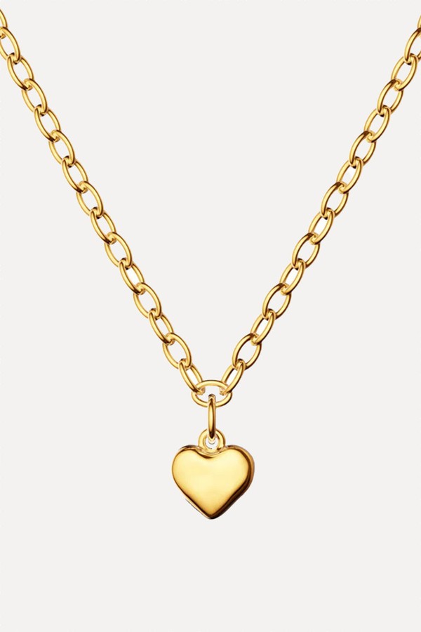 Fine Molten Heart Necklace 