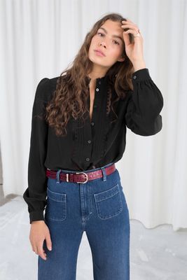 Lace Trim Blouse from & Other Stories
