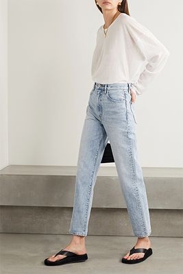 Dakota High-rise Straight-Leg Jeans