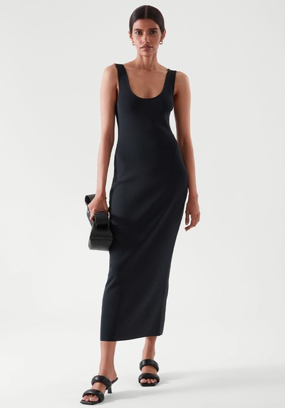 Knitted Midi Tube Dress from COS