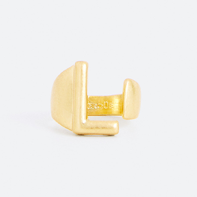 Limited Edition Letter Ring from Uterque