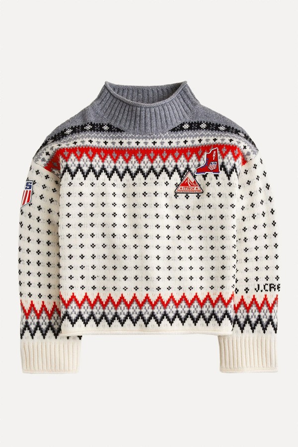 U.S. Ski & Snowboard Fair Isle Rollneck™ Sweater from J.Crew x U.S. Ski & Snowboard 