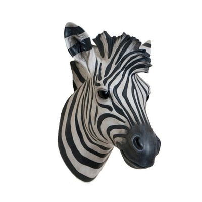 Zebra Decorative Head from Hurn & Hurn