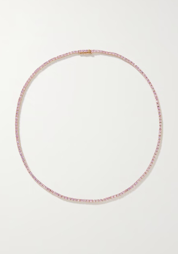 14-karat Gold Sapphire Necklace