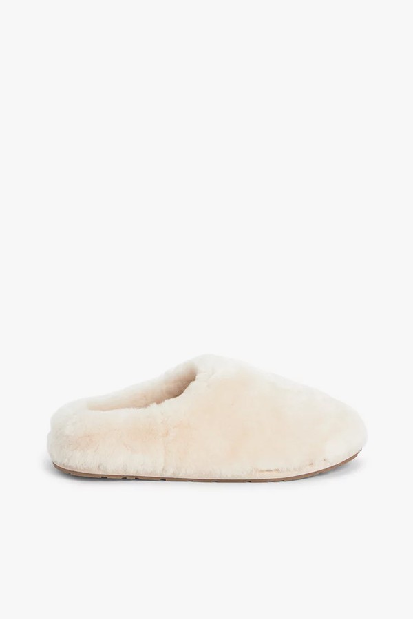 Shearling Mule Slippers