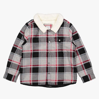 Baby Fleece Collar Check Shirt from Polarn O. Pyret