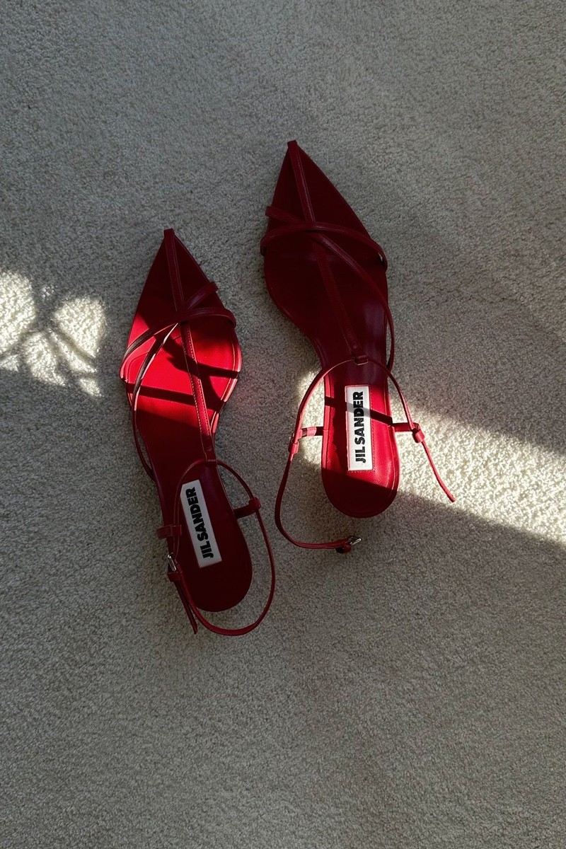 35mm Leather Sandals, £710 | Jil Sander