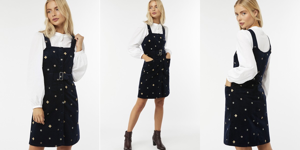 Mattheus Embellished Corduroy Dress