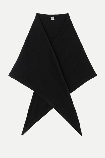 Triangle Wool & Cashmere-Blend Scarf from TOTEME