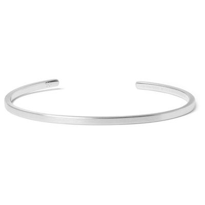 Le 7 Brushed Sterling Silver Cuff from Le Gramme