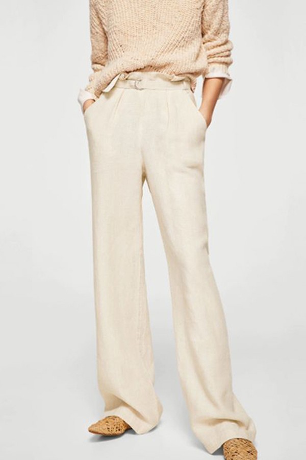 Belt Line Trousers from Mango