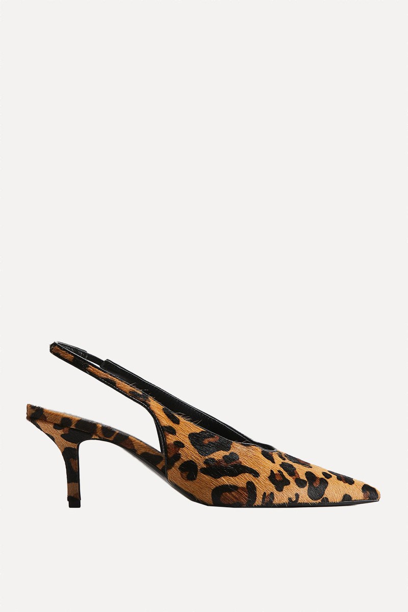 Leather Slingback Court Shoes from H&M