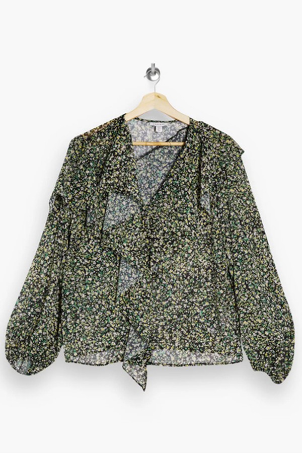 Grunge Ruffle Blouse