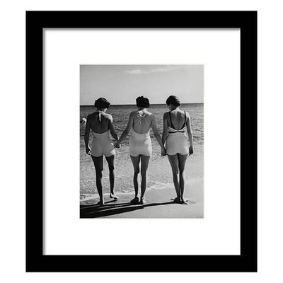 Models On A Beach Framed Print from Conde Nast Store