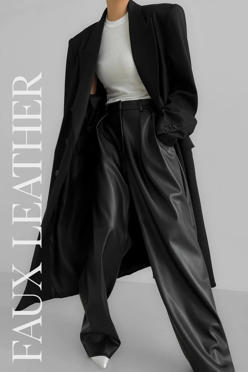  Helsinki Faux Leather Pants  from The Frankie Shop