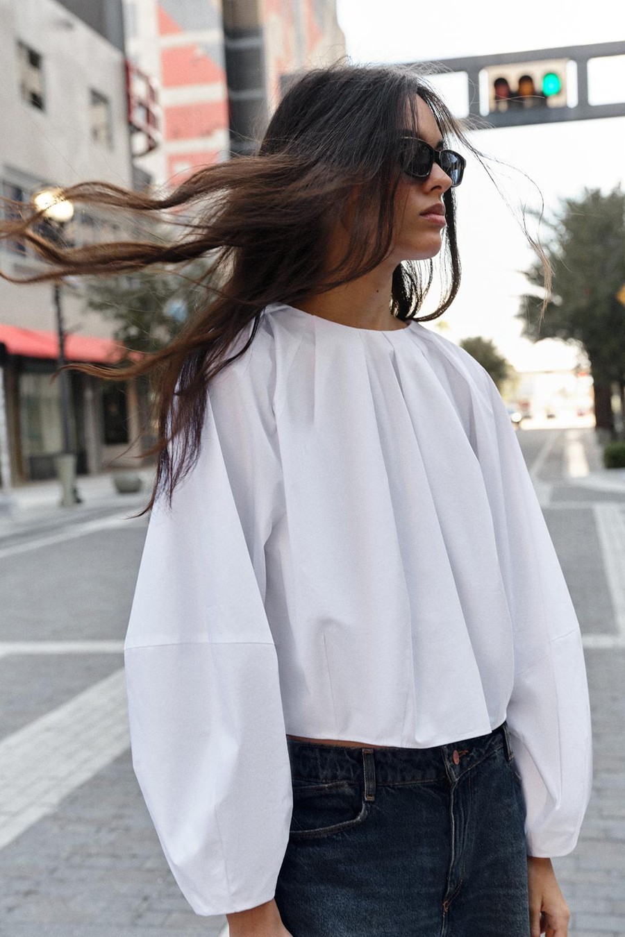 Poplin Balloon Shirt from Zara