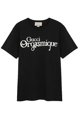 Gucci Orgasmique Printed Cotton T-Shirt from Gucci
