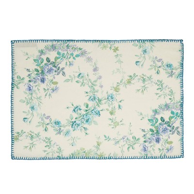 Set Of Four Garden Linen-Blend Placemats from D'Ascoli