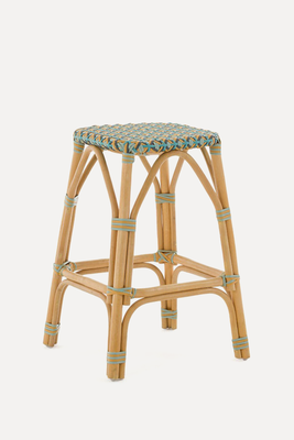 Musette High Rattan & Braiding Bar Stool from La Redoute