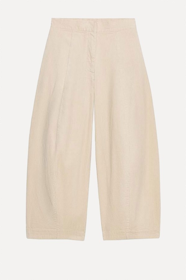 Barrel Corduroy Trousers from Zara