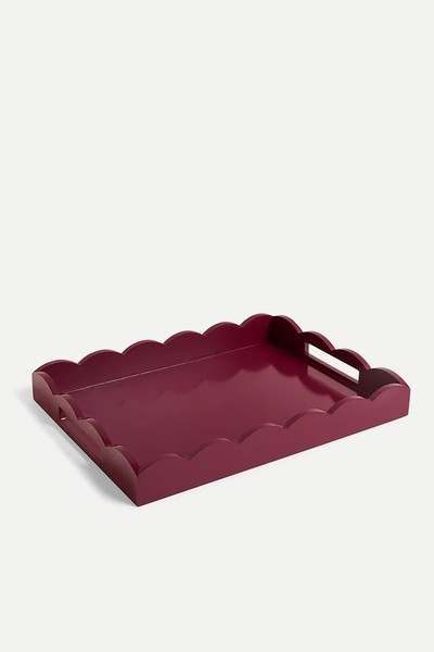 Scalloped Edge Rectangular Tray  from John Lewis