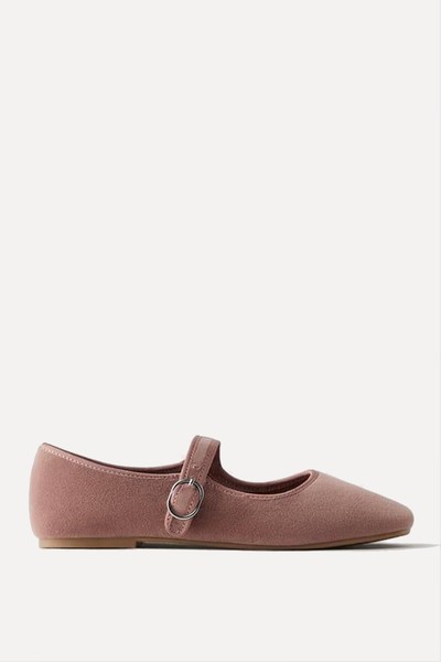 Velvet Ballerinas from Zara