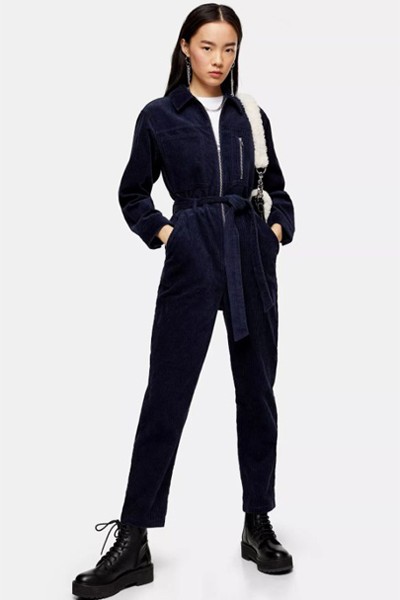 Navy Corduroy Boiler Suit