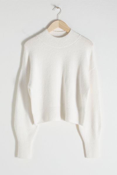 Mock Neck Cropped Sweater from & Other Stories