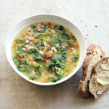 Haricot Bean & Lemon Soup