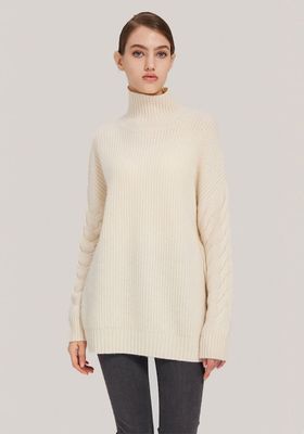 Oversized Cashmere Turtleneck Sweater from Gentle Herd