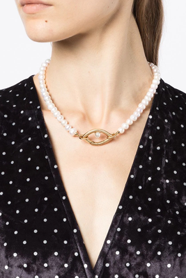 Eye Pearl Necklace from Capsule Eleven