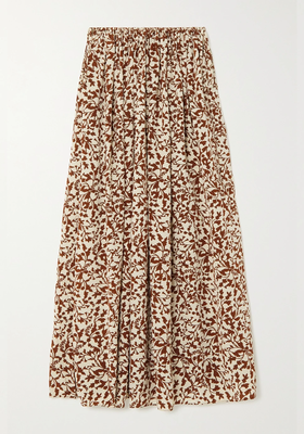 Floral-Print Maxi Skirt from Matteau
