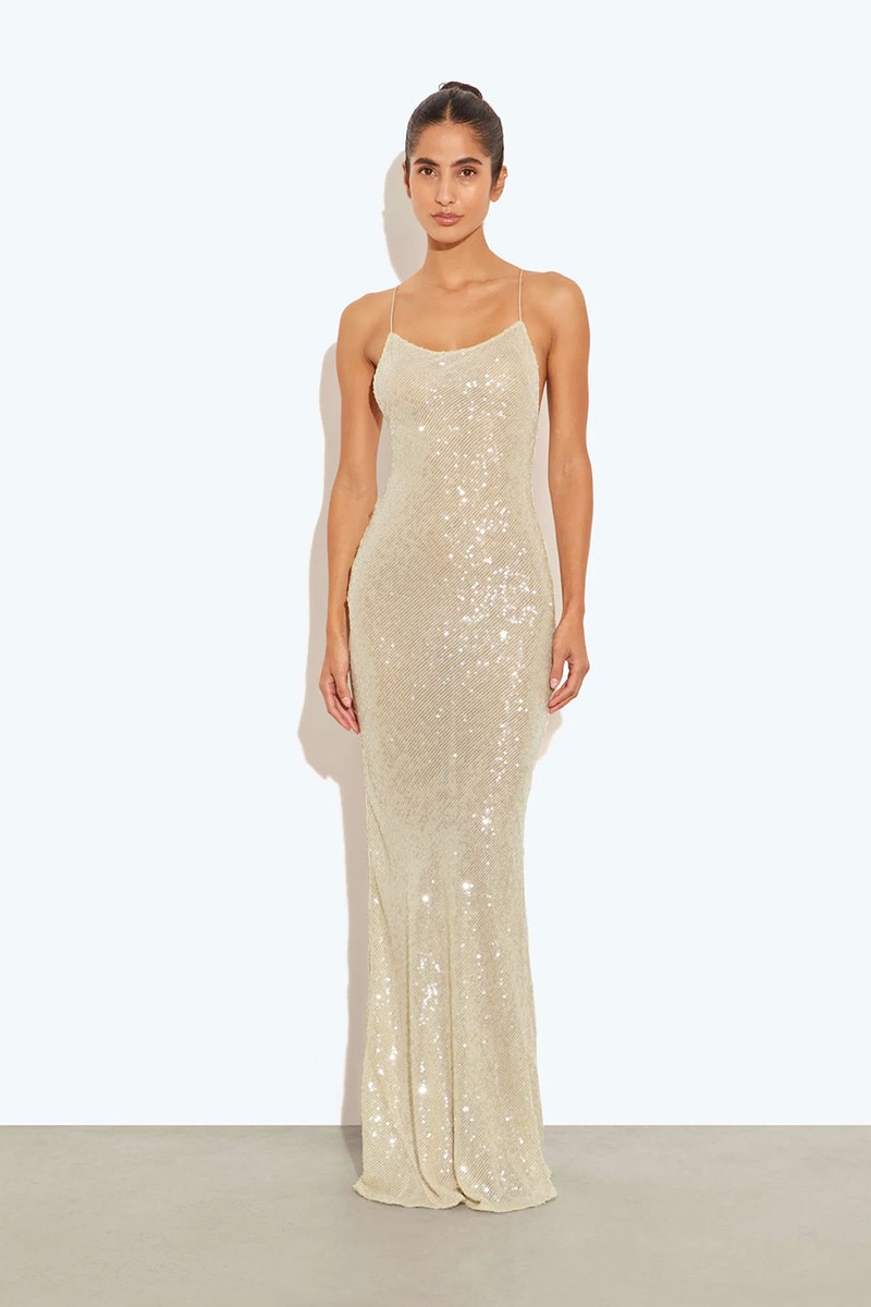 Olympia Sequin Dress from Rat & Boa