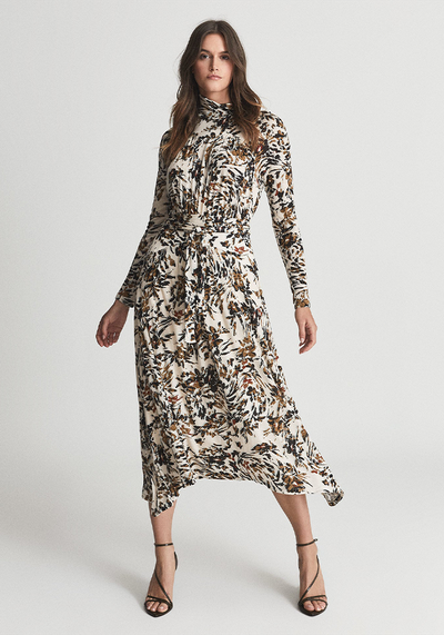 Bobby Floral Printed Midi Dress