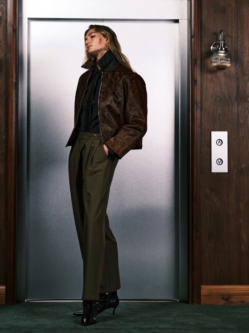 Tailored Asymmetric Wrap Wide Leg Trousers With Buckle Detail from ASOS DESIGN